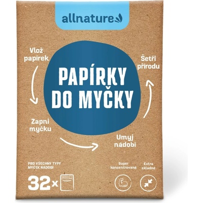 ALLNATURE Pracie prúžky 16 ks 32 praní