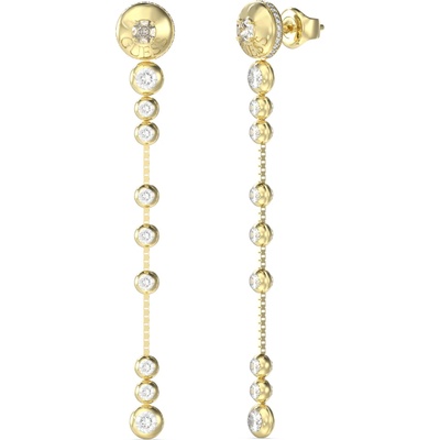 Guess Pozlacené třpytivé náušnice Sparks JUBE06280JWYGT/U