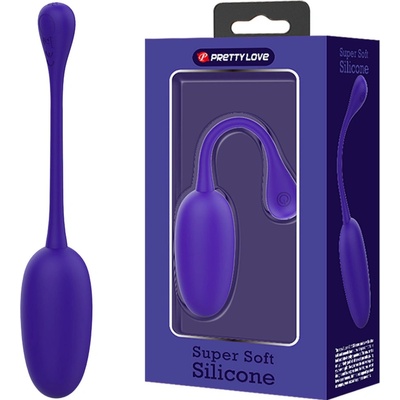 Pretty Love Knucker Super Soft Silicone Vibration Egg Purple