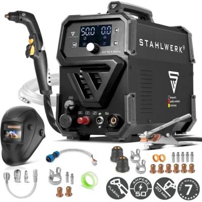STAHLWERK Комплект апарат за плазмено рязане STAHLWERK CUT 50 P Digital SET FULL/ 15-50А (1210)