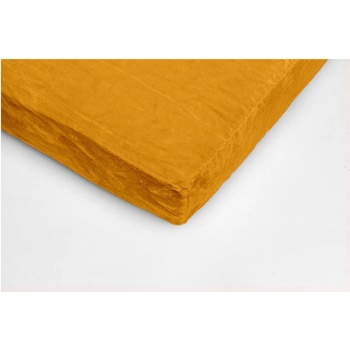 My House Чаршаф от микроплюш в меденожълто, 180 x 200 cm - My House (1160024.06)