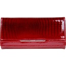 Cossroll Dámská kožená peněženka v krabičce 02 5242 červená