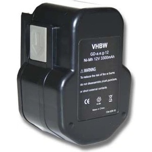 VHBW Батерия за AEG BDSE 12T / BEST 12X / BS2E 12T / SB2E 12 / WBE2E 12, 12 V, 3.3 Ah (800104562)
