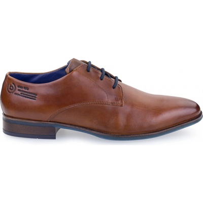 Barton celokožené hnědé polobotky 50419