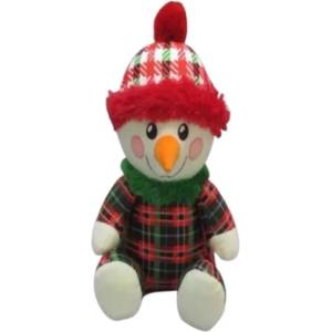 SWISSTEN Фигура снежен човек от плюш - 22 см (ss00152)