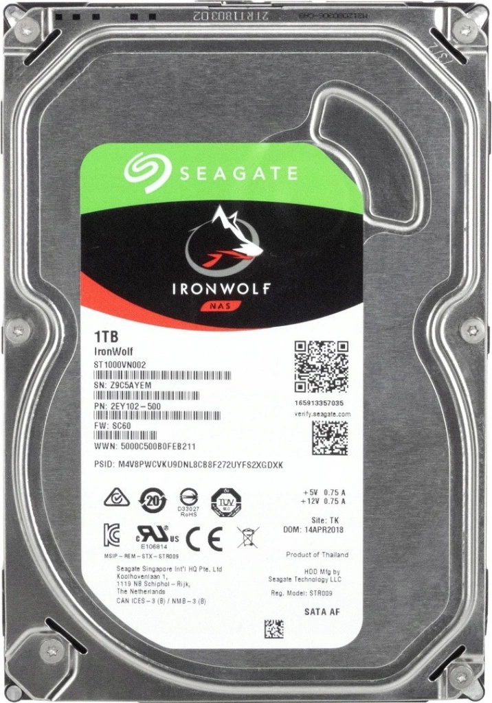 Seagate IronWolf 1TB ST1000VN002 2台セット Seagate 1TB IronWolf 525 PCIe 4.0 M.2 NVMe SSD ZP1000NM3A002 B&H