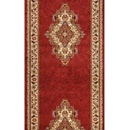 Jutex Medailon 6985A červeno krémový