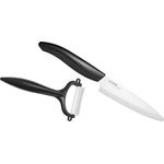 Kyocera Комплект керамичен нож с белачка (Kyocera-FK-140-WH-BU-+-CP-10-NBU)