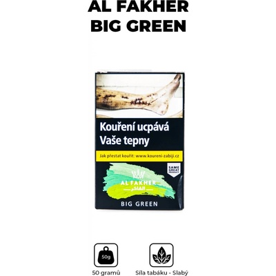 Al Fakher Big Green 50 g – Zboží Mobilmania