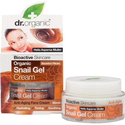 Dr. Organic Дневен крем - гел с екстракт от охлюви , Dr. Organic Snail , 50ml
