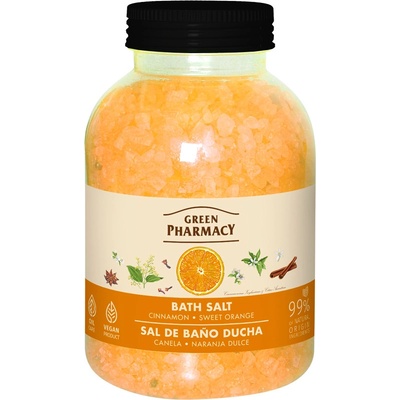 Green Pharmacy Cinnamon & Sweet orange Bath Salt relaxační sůl do koupele 1000 g