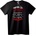 NOONEBRAND Тениска Весела Коледна Азбука - 2XL, Black