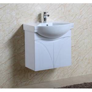 Inter Ceramic Конзолен PVC шкаф ICP 6076, Inter Ceramic, с умивалник, 60x46x60см (6076)