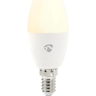 Nedis Wi-Fi chytrá LED žiarovka E14 svíčka 4,5W 230V 350lm 2700K teplá biela RGB stmívatelná matná
