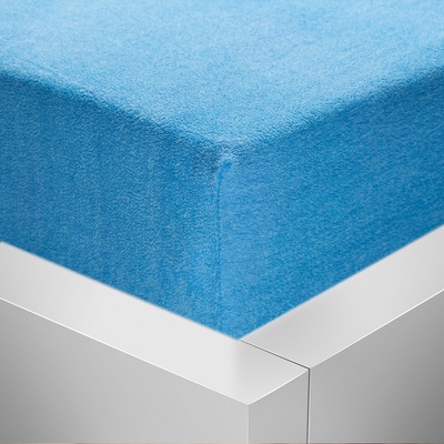 TP Froté prostěradlo Premium Světle modré 180x200