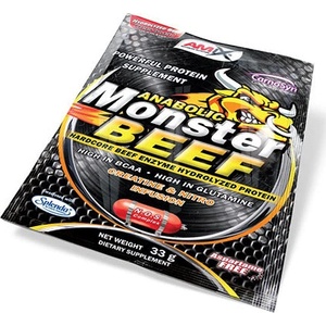 Amix Nutrition Протеин от говеждо месо Monster - Горски плодове / 1 кг