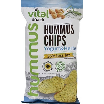 Golden Snack Hummus chipsy s příchutí jogurtu a bylinek 65g