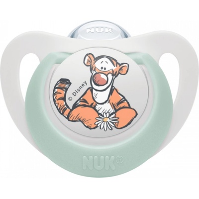 Nuk silikon cumlík Star Disney Tiger bílá