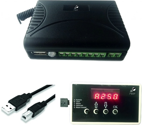 SET programovatelného RF přijímače a programátoru MKF-GATE/REC08i