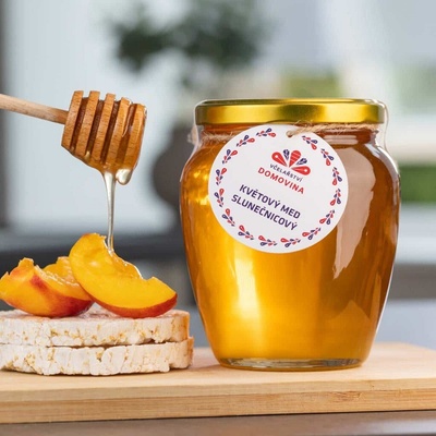 Včelařství Domovina Květový med slunečnicový 750 g