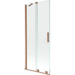 Mexen Velar разтегателна сгъваема вана с 2 крила 80 x 150 см, прозрачна, (896-080-000-01-65)