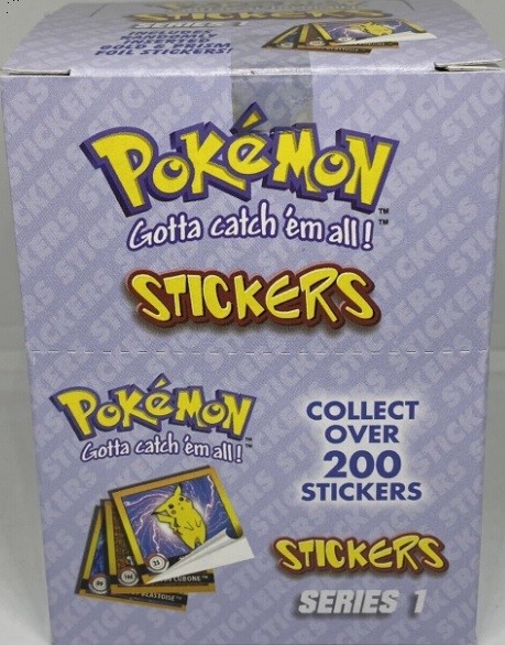 thumbnail image 2 of Pokemon ArtBox – 10 Bags Of 100 Stickers Each – Series 1 Vintage 1999 – RARE 2 of 6