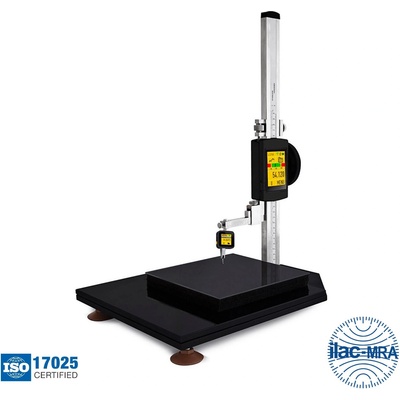 MIROTECH Дигитален дебеломер Microtech DataMet ISO 9073-2 - стойка, обемни нетъкани материали, 0-150 мм, 0, 0001 мм (137331274)