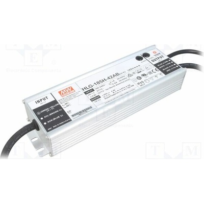 MEAN WELL HLG-185H-42AB Napájecí zdroj: spínaný; LED; 184,8W; 42VDC; 2,2÷4,4A; 90÷305VAC