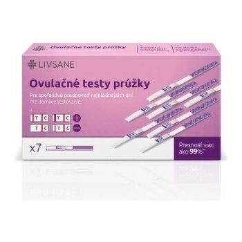 Livsane Ovulačný test prúžky 7 ks