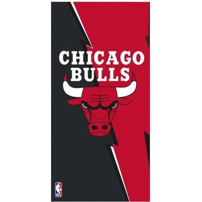 Carbotex bavlněná plážová osuška Chicago Bulls 70 x 140 cm