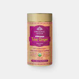 Organic India Био Тулси джинджифил, консерва 100гр