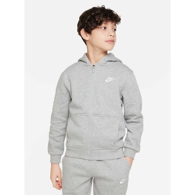 Nike Суитшърт k nsw club flc hd fz ls lbr