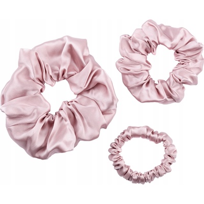 Beautifly Silk hedvábná gumička do vlasů velká 1 ks + hedvábná gumička do vlasů střední 1 ks + hedvábná gumička do vlasů malá 1 ks