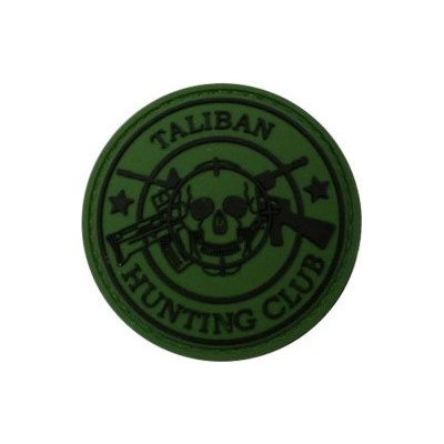 ARMED PATCHES PVC nášivka New Taliban Hunting Club, zelená – Zboží Dáma