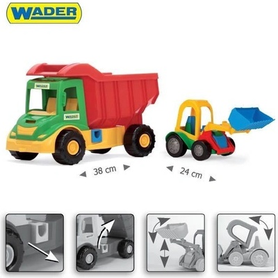 Wader Детски камион / багер играчка (32210)