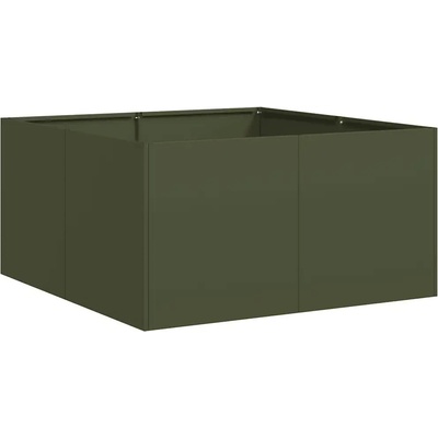 VidaXL Květináč ocel práškový vícebarevný 80 x 80 x 40 cm