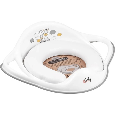 Maltex Redukcia na WC s úchytmi mäkká Zebra White