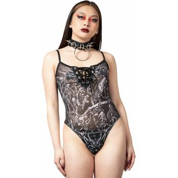 Image 1 of KILLSTAR дамско боди KILLSTAR - Violent Lace-Up - Черен - KSRA005687