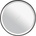 EGLO 425042 - Стенно огледало BANI Ø 31 см черно (EG425042)