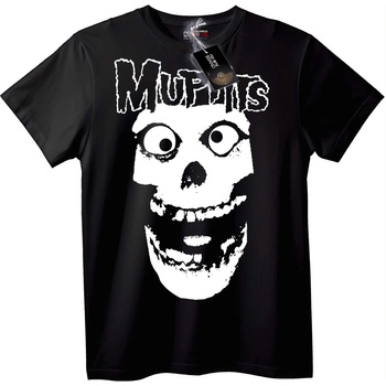 NOONEBRAND Тениска Черепи с Мъфини - L, White