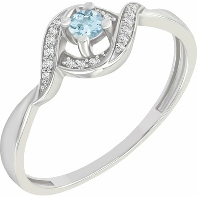 Eppi zásnubní prsten s akvamarínem Nurisa R41715