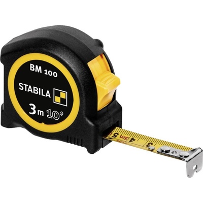 STABILA 19569 Metr svinovací 3m/10ft žlutá páska 16mm Typ BM 100