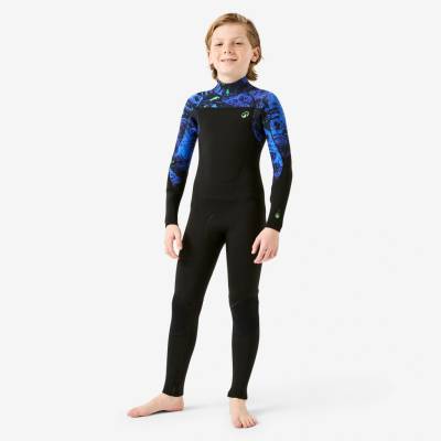 DECATHLON 500 Vortex 4/3 mm Chlapčenský čierna