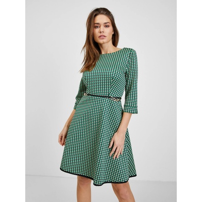 orsay Зелена дамска рокля с десен ORSAY Orsay | Zelen | ЖЕНИ | M