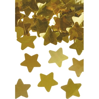 Vystrelovacie konfety zlaté hviezdy 40cm