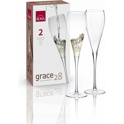 RONA GRACE SKLENIČKY NA ŠAMPAŇSKÉ SADA 2 x 280 ml