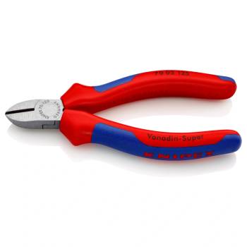 KNIPEX Клещи диагонални резачки, синьо-червена ръкохватка (k7002125)