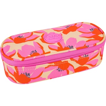 COOLPACK Елипсовиден ученически несесер Cool Pack Campus - Flores Rosa (F062914)