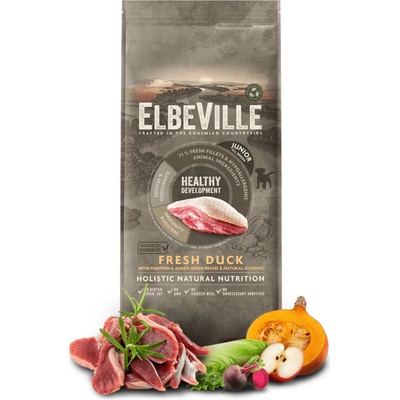 Elbeville Puppy and Junior All Breeds Fresh Duck Healthy Development 11,4 kg