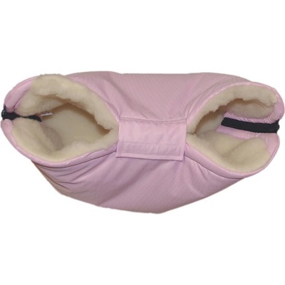 Kaarsgaren Merino rukávnik na zips 30 x 50 cm Ovčia vlna sv. ružový